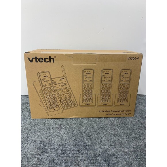 VTech Cordless Home Phone 5 Handsets Answering Machine Smart Call Block Duplex - Picture 1 of 3